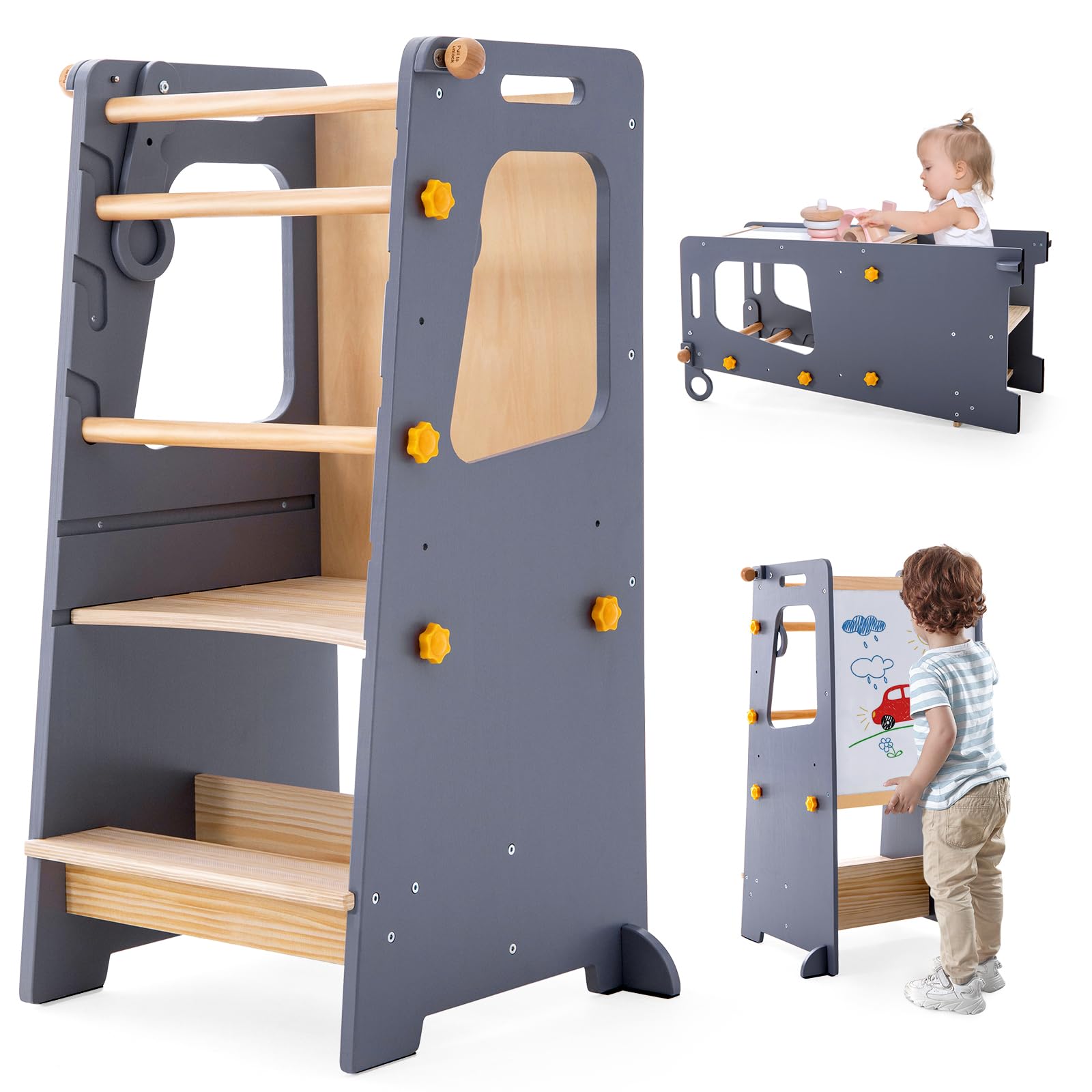 4 in 1 Toddler Kitchen Tower M - Toddler Learning Tower 리뷰 및 가격