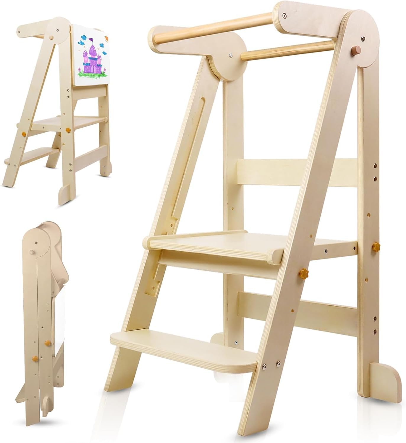 Foldable Toddler Kitchen Tower - Toddler Learning Tower 리뷰 및 가격