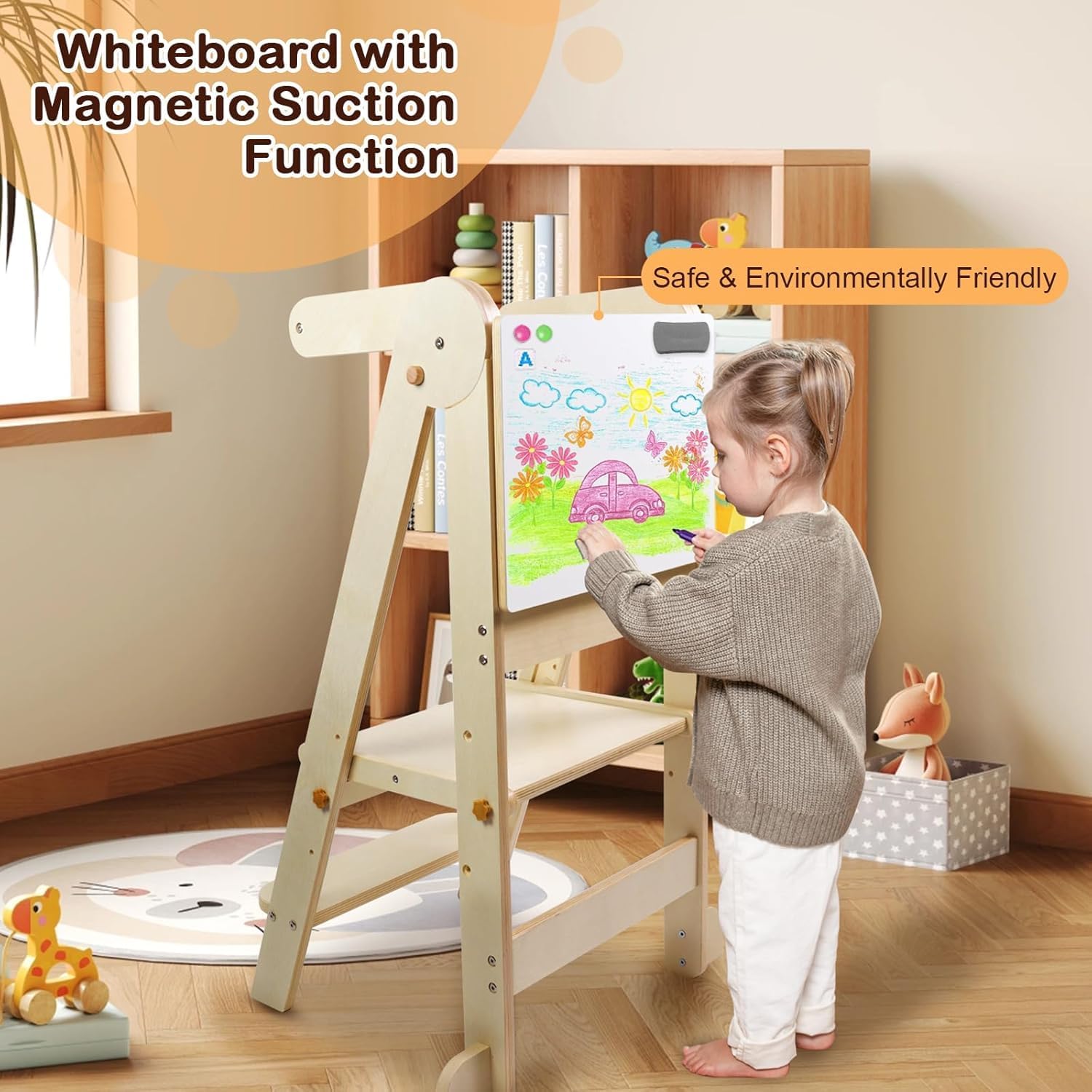 Foldable Toddler Kitchen Tower - Toddler Learning Tower 리뷰 및 가격