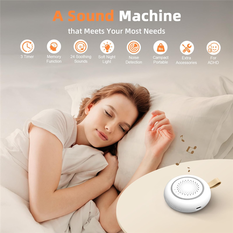 A38T-White Noise Sound Machine - White Noise Machine Baby 리뷰 및 가격