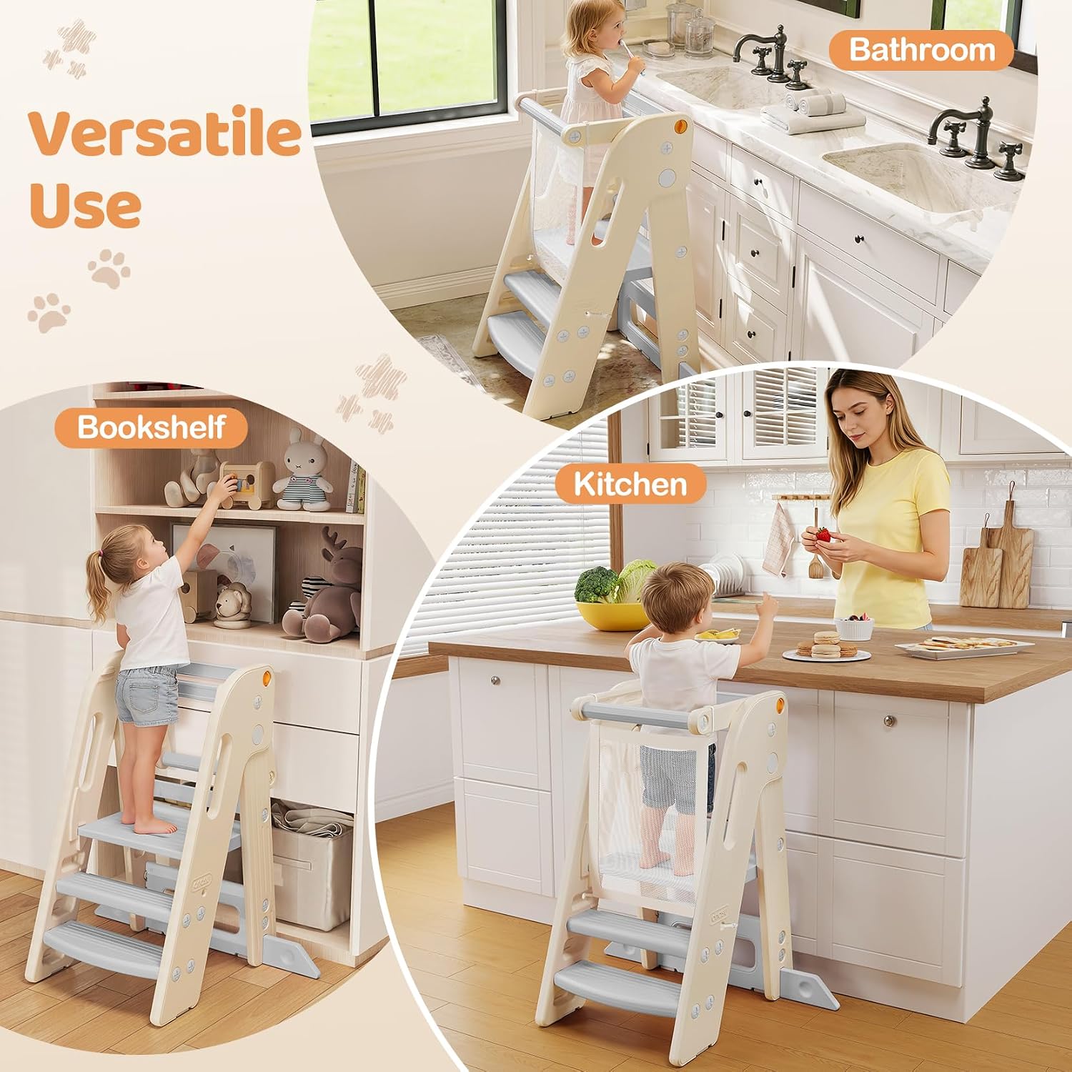 Foldable Toddler Tower Kitchen - Toddler Learning Tower 리뷰 및 가격