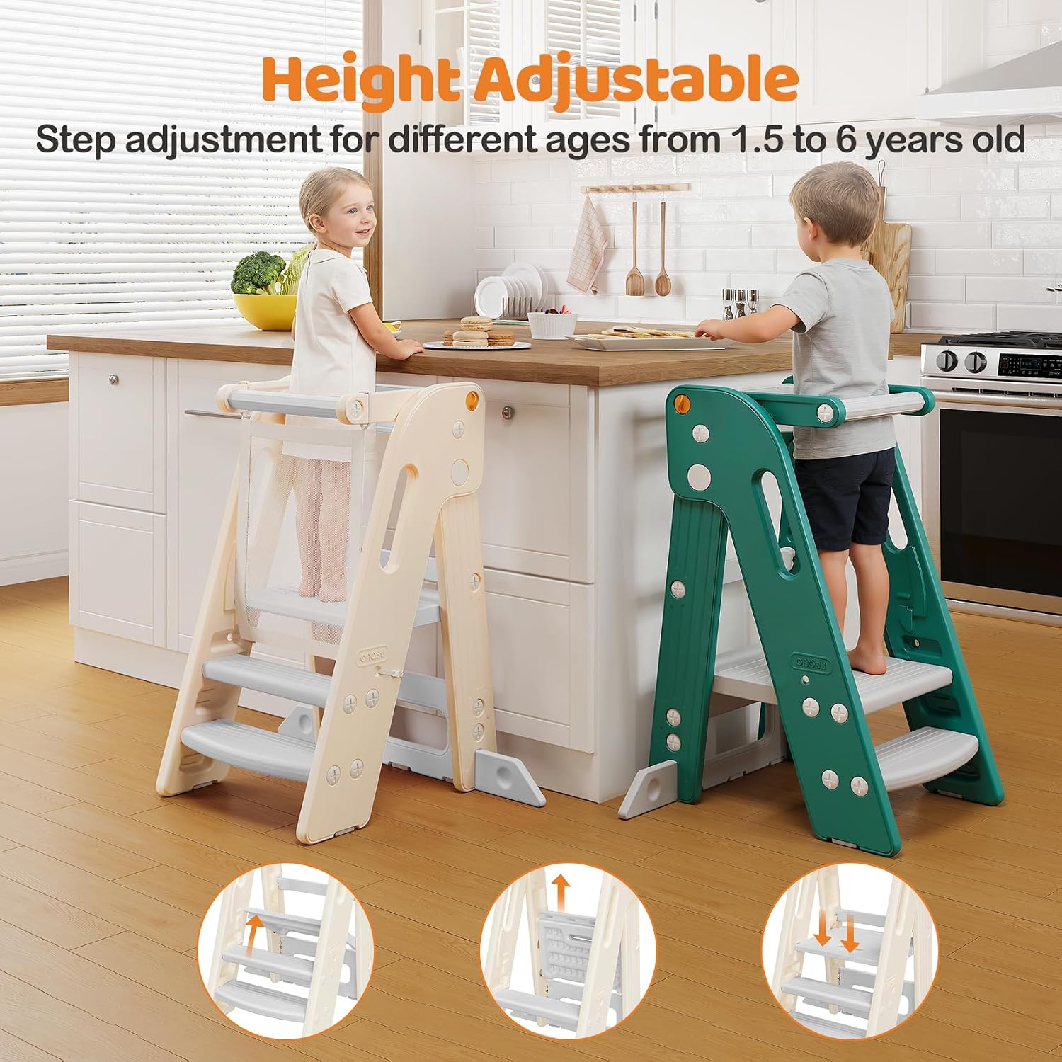 Foldable Toddler Tower Kitchen - Toddler Learning Tower 리뷰 및 가격