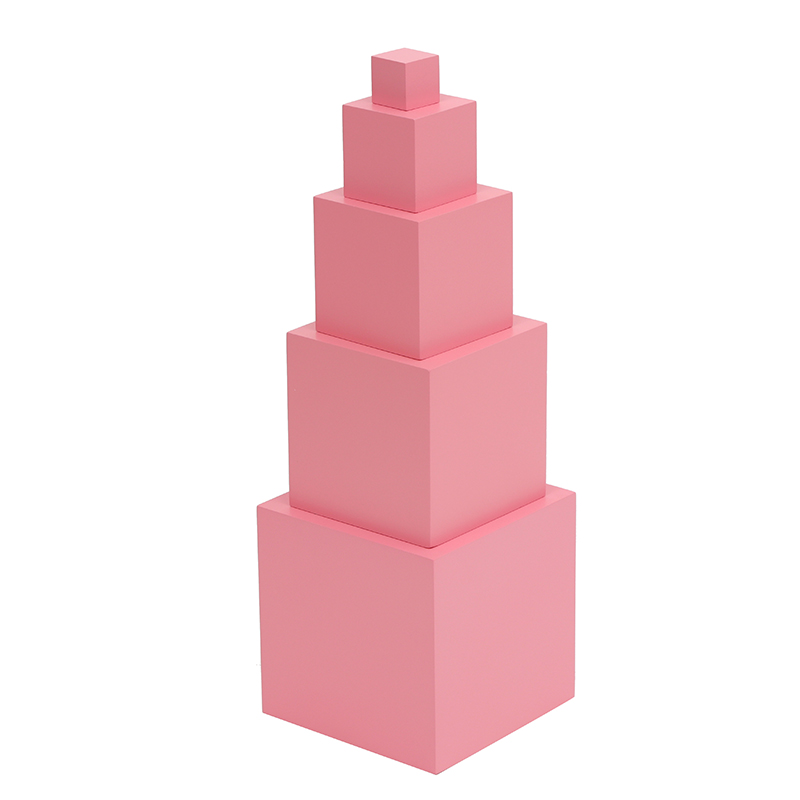 10cm Pink Tower 5 Steps Montes - Toddler Learning Tower 리뷰 및 가격