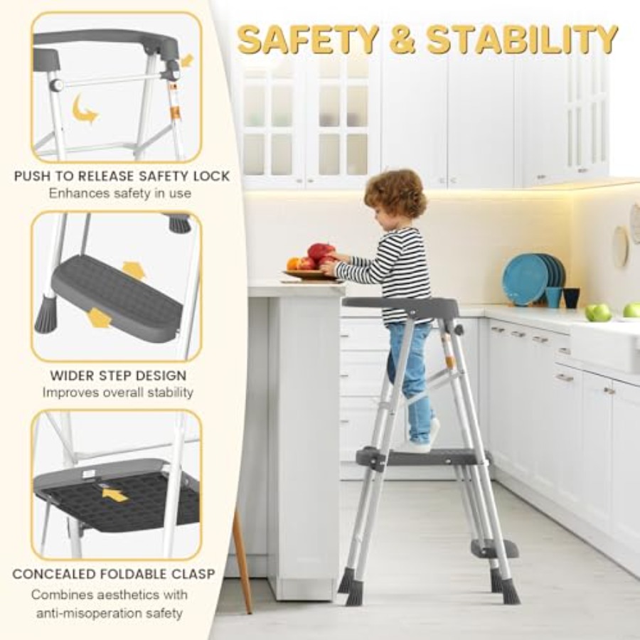 2 Steps Step Stool Toddler Tow - Toddler Learning Tower 리뷰 및 가격