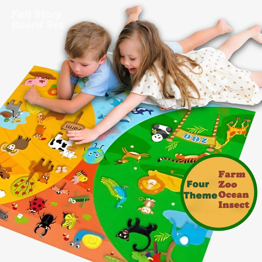 Farm Animals Felt Story Busy B - Toddler Learning Tower 리뷰 및 가격