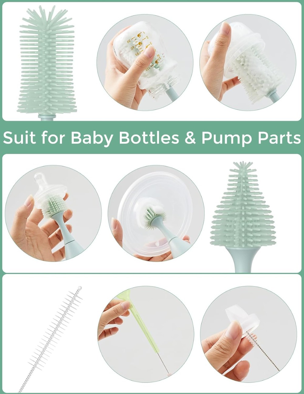 Bottle Brush Kit with Push-Pre - Baby Products For Newborn 리뷰 및 가격