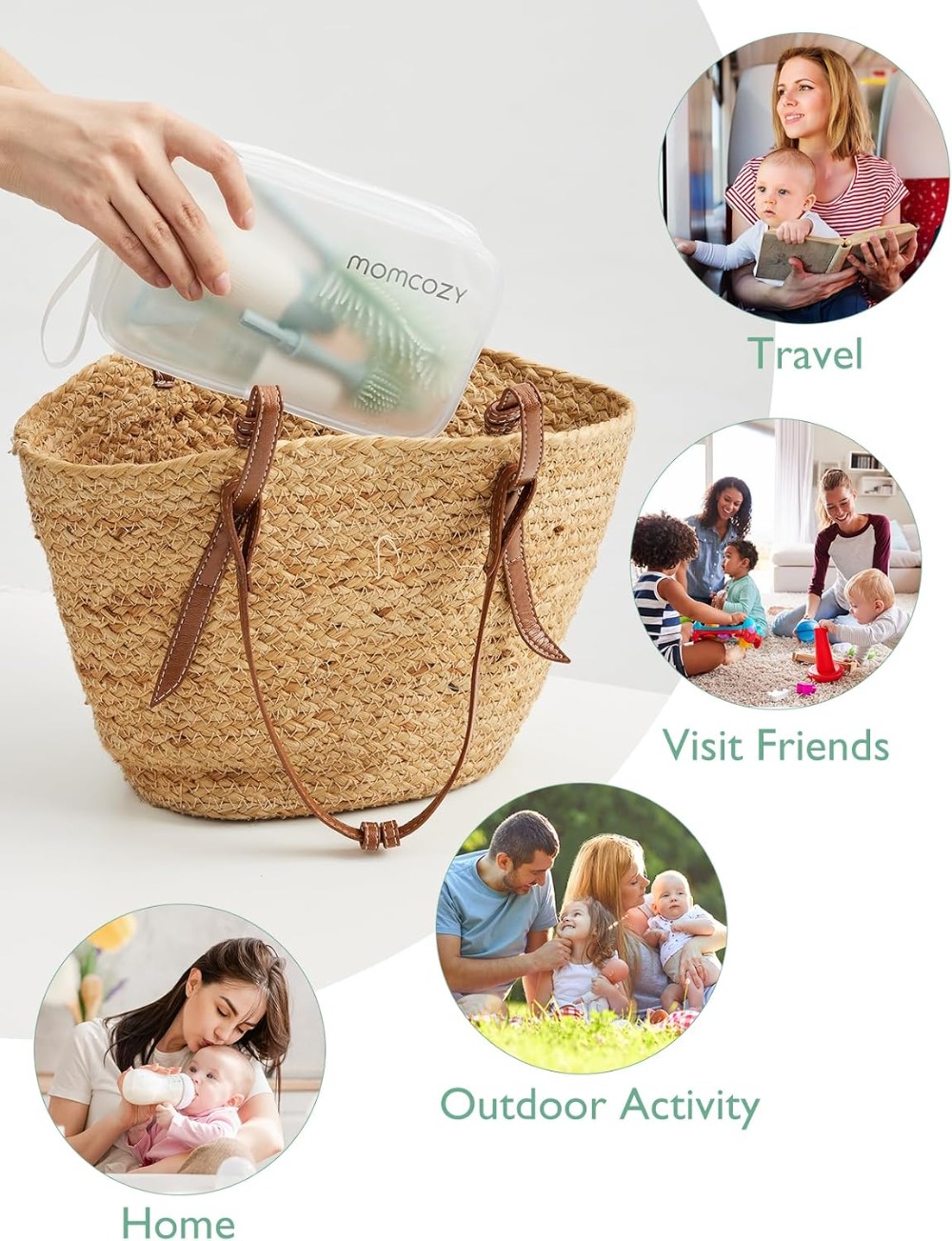 Bottle Brush Kit with Push-Pre - Baby Products For Newborn 리뷰 및 가격