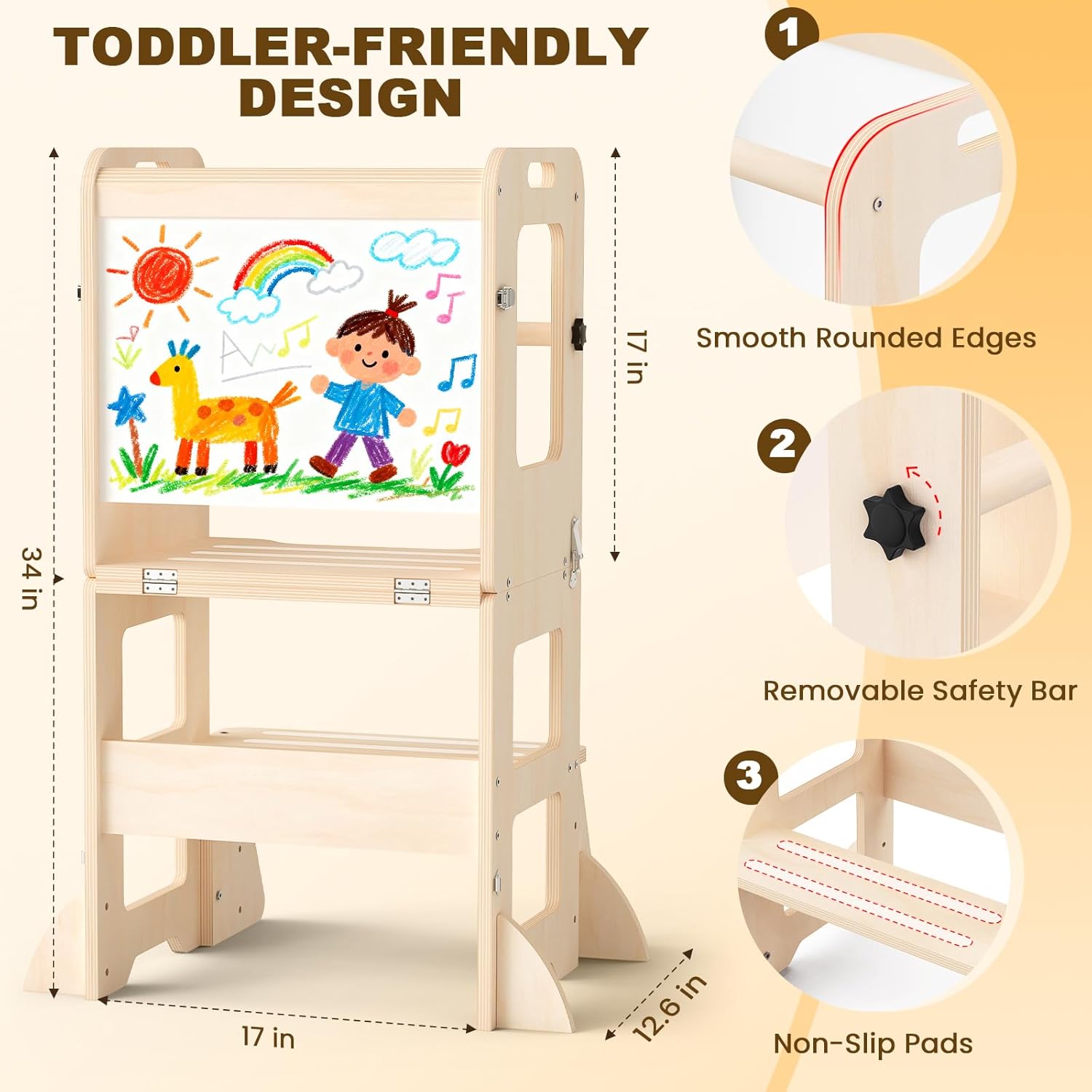 4-in-1 Toddler Kitchen Step St - Toddler Learning Tower 리뷰 및 가격