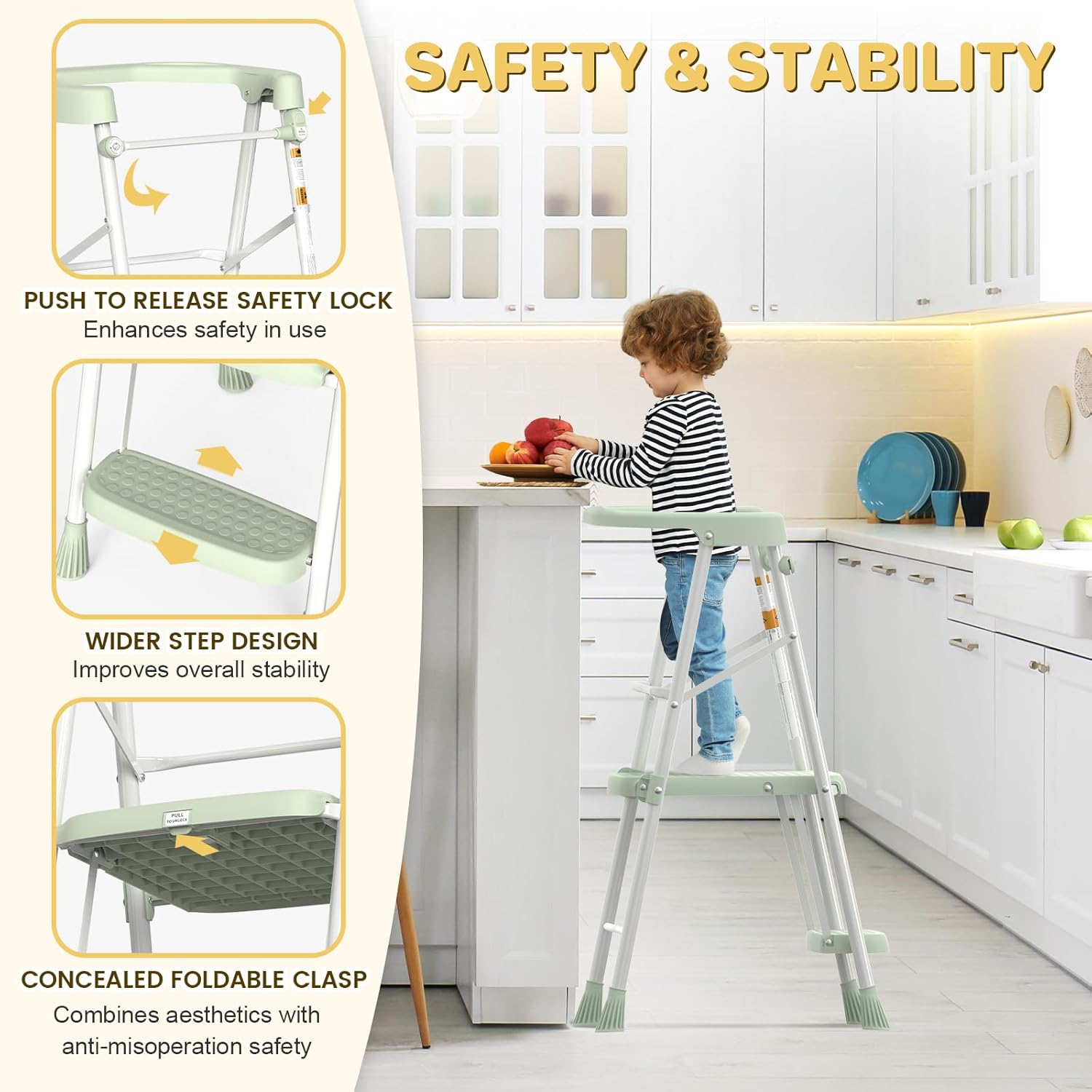 Kids Step Stool 2 Steps, Toddl - Toddler Learning Tower 리뷰 및 가격