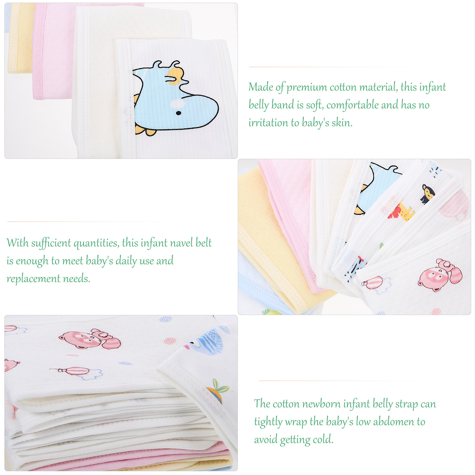 10pcs Infant Belly Bands Newbo - Baby Products For Newborn 리뷰 및 가격