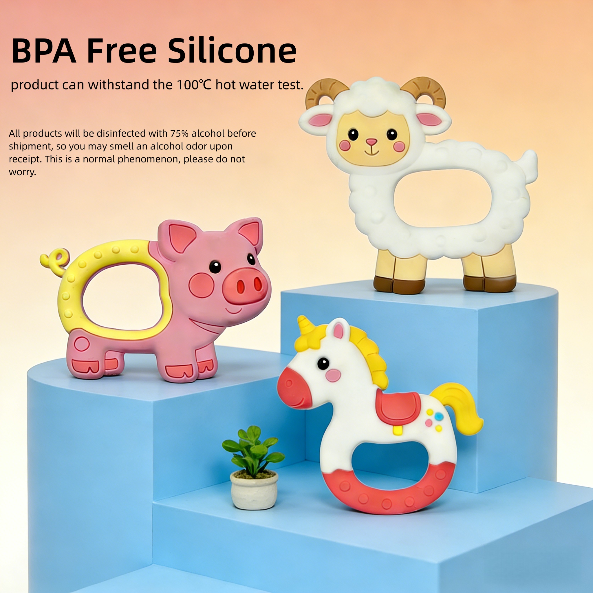Baby Teether 0 To 6 Months BPA - Baby Products For Newborn 리뷰 및 가격